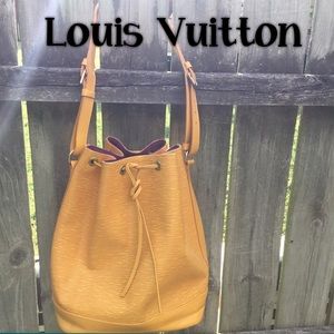 Louis Vuitton Petit Epi Noe Bucket Bag